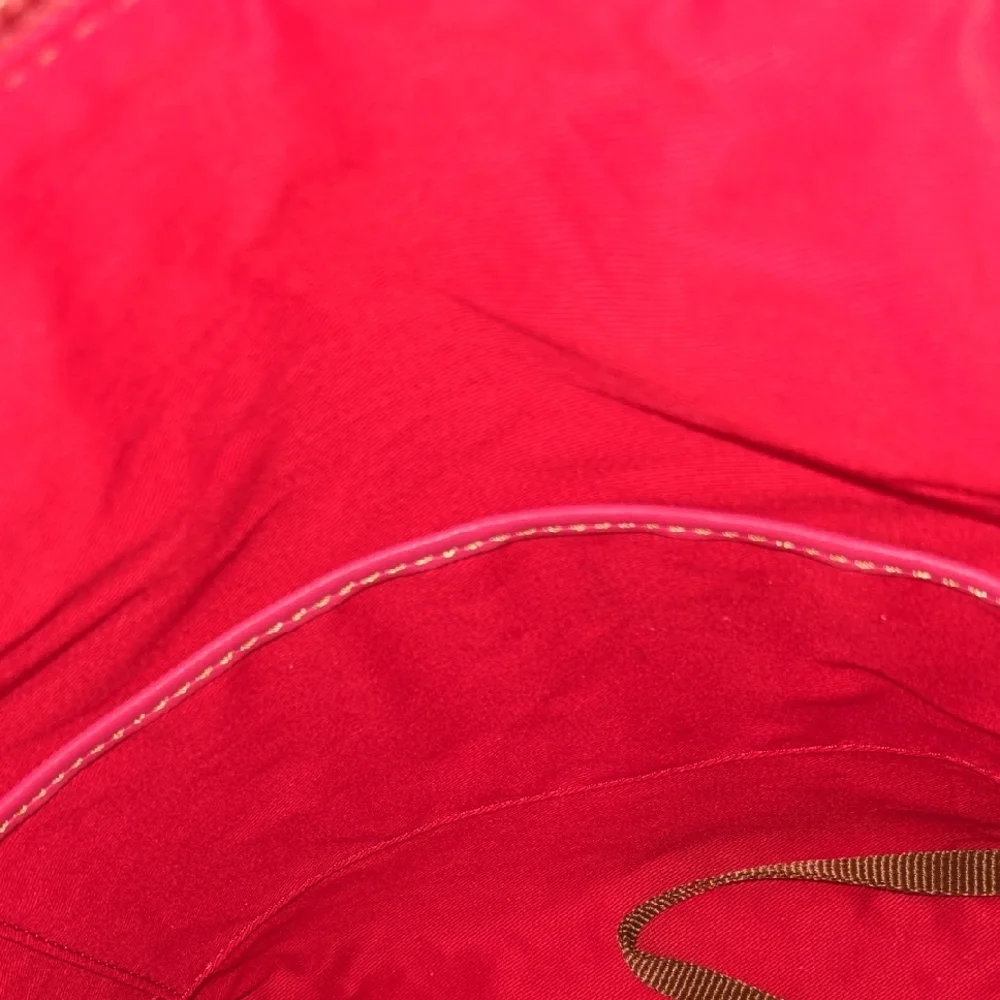 Dooney & Bourke Selina Fuchsia Florentine Leather Crossbody Bag - Picture 8 of 16